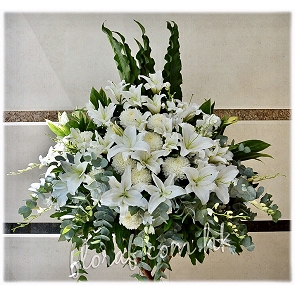 F50  Funeral Flower Basket Stand   F50  Funeral Flower Basket Stand